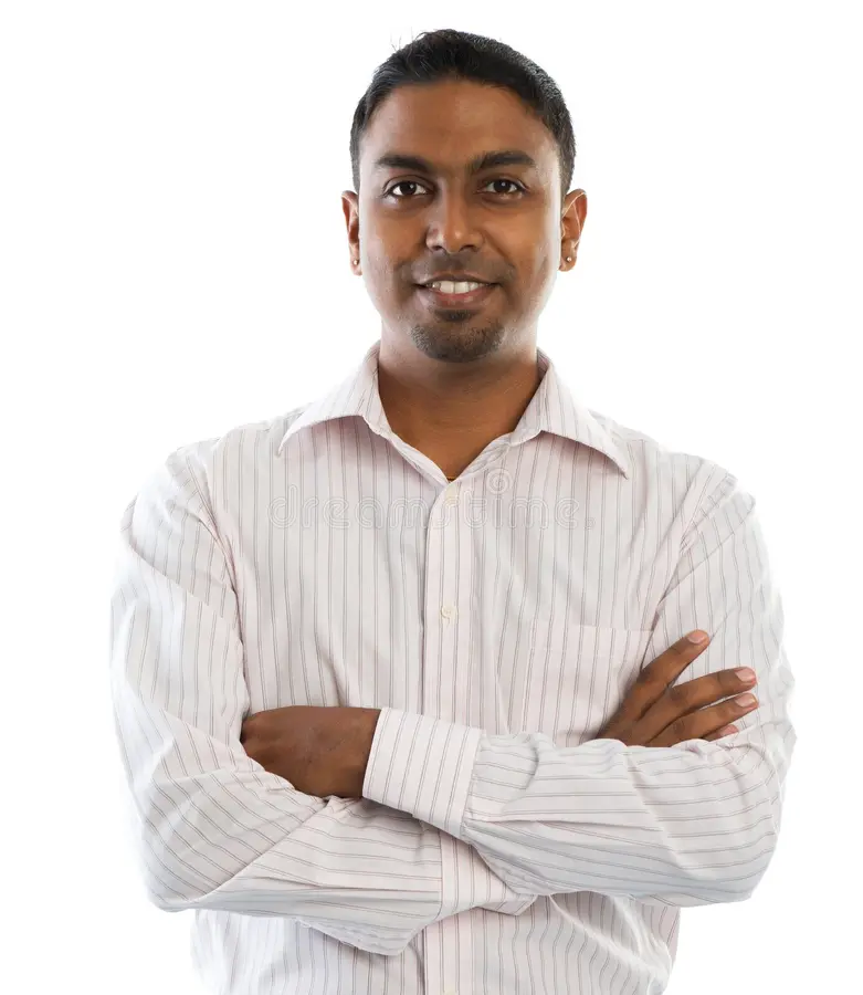 indian man young good looking people smiling standing isolated white background 31400054