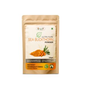 vringra ultra pure sea buckthorn powder (100g) – himalayan superfood rich in omega 7 & powerful antioxidants