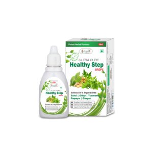 vringra healthy step drops (30ml) – 5 in 1 ayurvedic immunity booster with tulsi, giloy & ginger