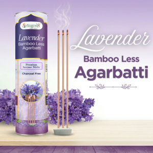 Lavender Bamboo Less Agarbatti